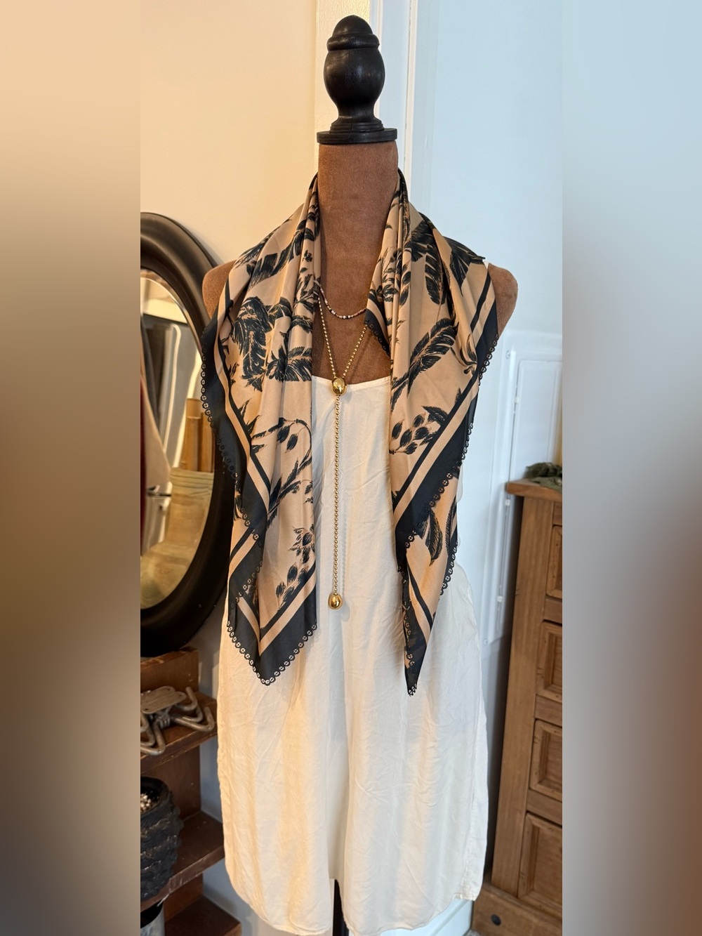 Banana Republic Cream Slip Cami Dress - Picture 3 of 8